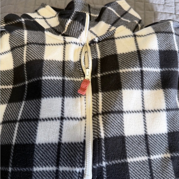 Cuddl Duds Black and White Plaid Fleece Pajama Set XXL - Picture 2 of 8